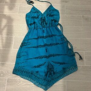 Blue Tie-Dye NYC Dress